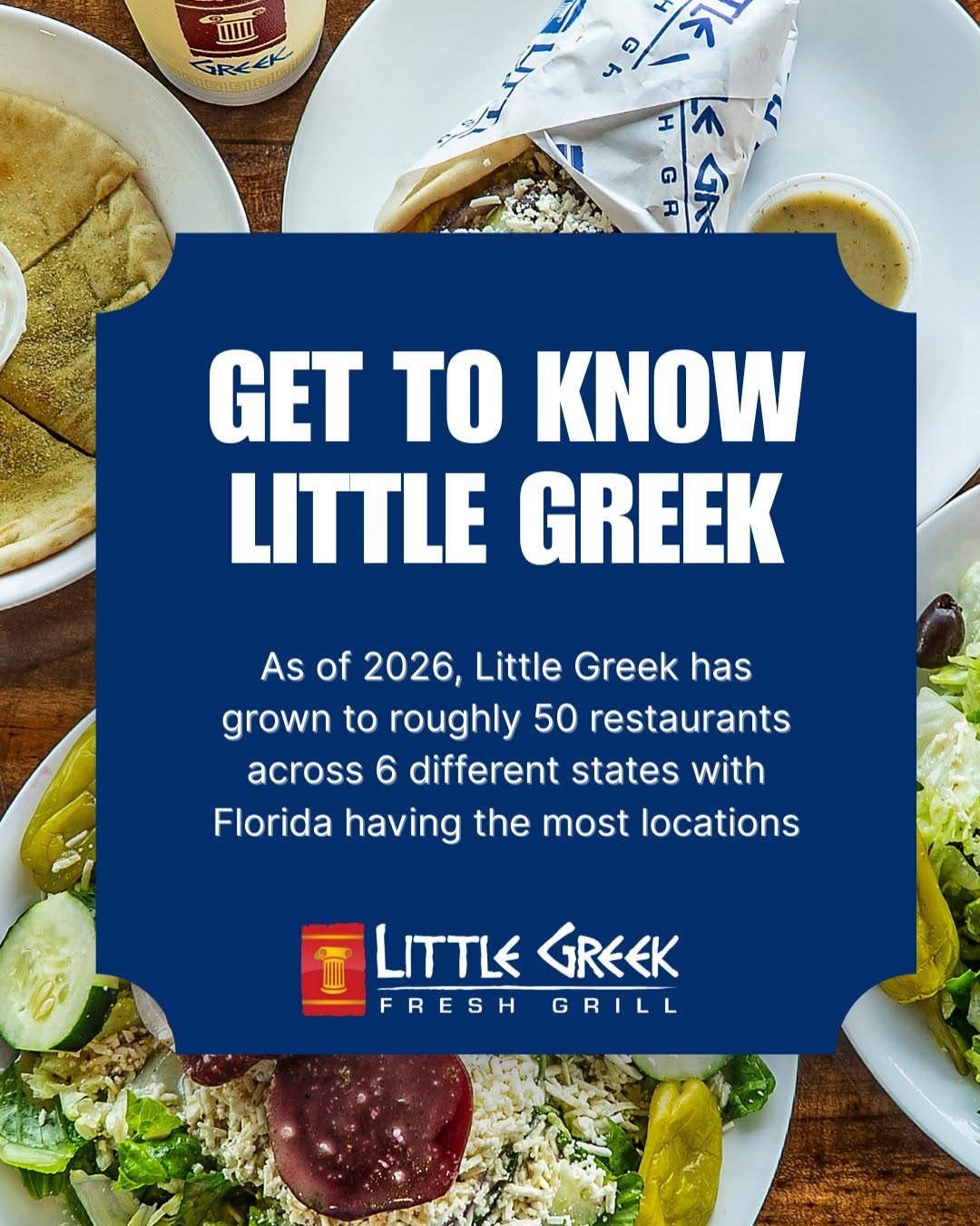 Discover what makes Little Greek special! 🍽️ Explore our locations and experience authentic Greek flavors. Visit us today and taste the difference! 🇬🇷✨ #LittleGreek #GreekCuisine #JoinUs